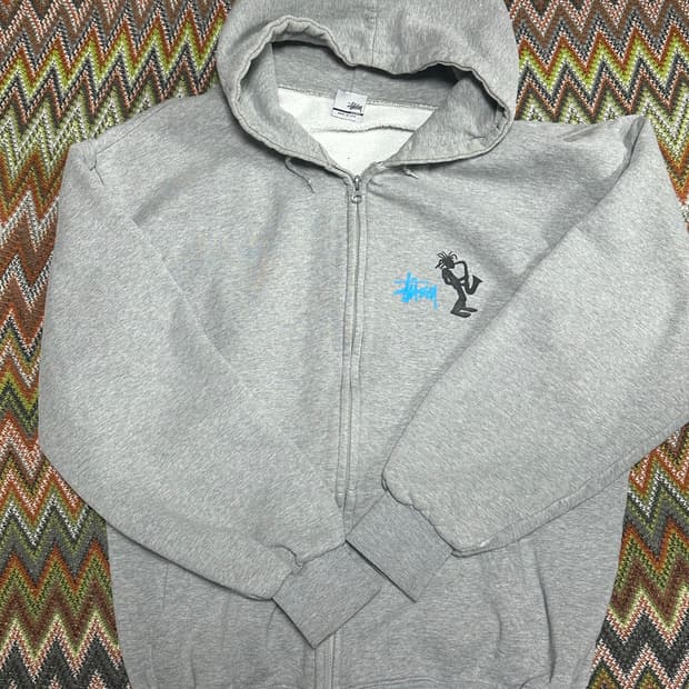 올드 스투시 재즈맨 후드집업