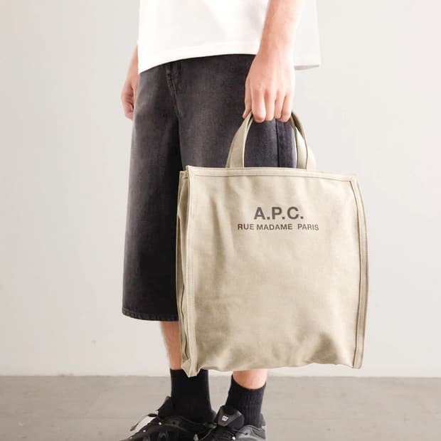 APC 아페쎄 캔버스 토트숄더백 H61318
