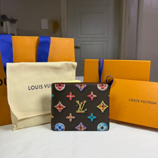 [풀구성] 루이비통 모노그램 도넛 슬렌더 월릿 초콜릿 반지갑