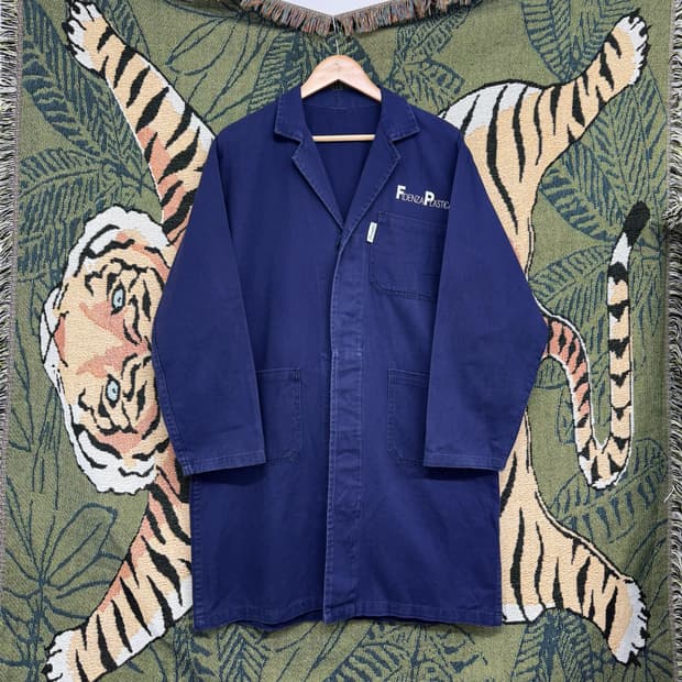 70s 빈티지 프렌치 워크 코트 (L)  