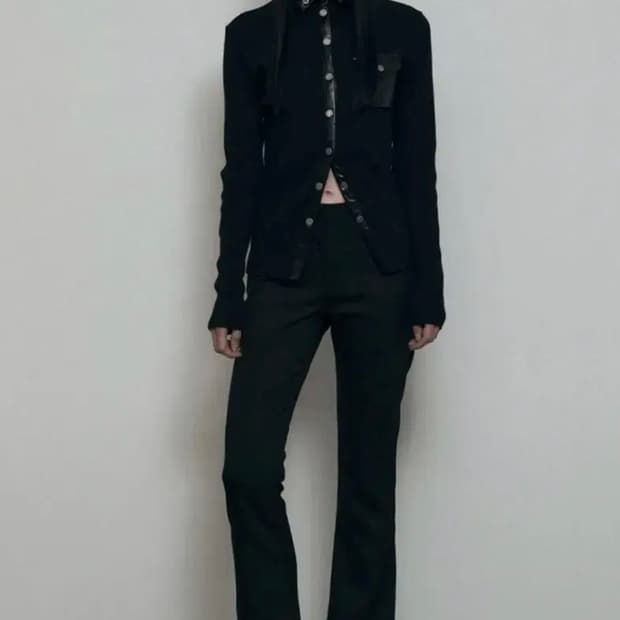 (택o)보헤미안서울 turn up boots cut 부츠컷 슬랙스