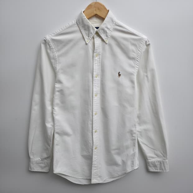 [XS] 폴로 랄프로렌 화이트 옥스포드 셔츠