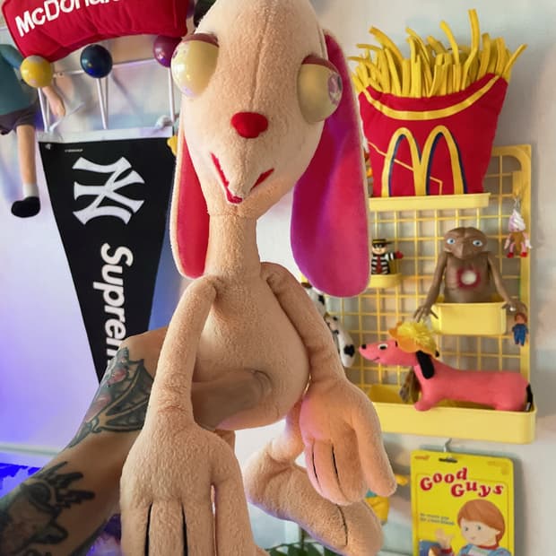 90s 빈티지 렌과 스팀피 인형