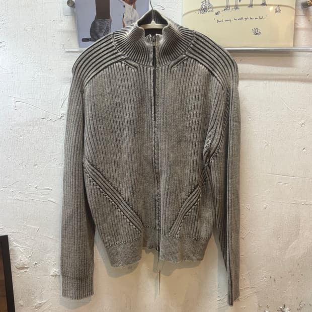 엘무드 피스 다이드 니트 집업