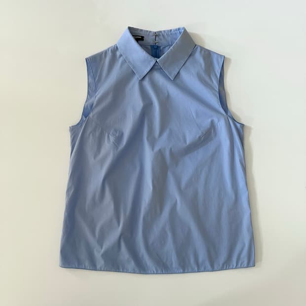 질샌더 jil sander navy 민소매 블라우스