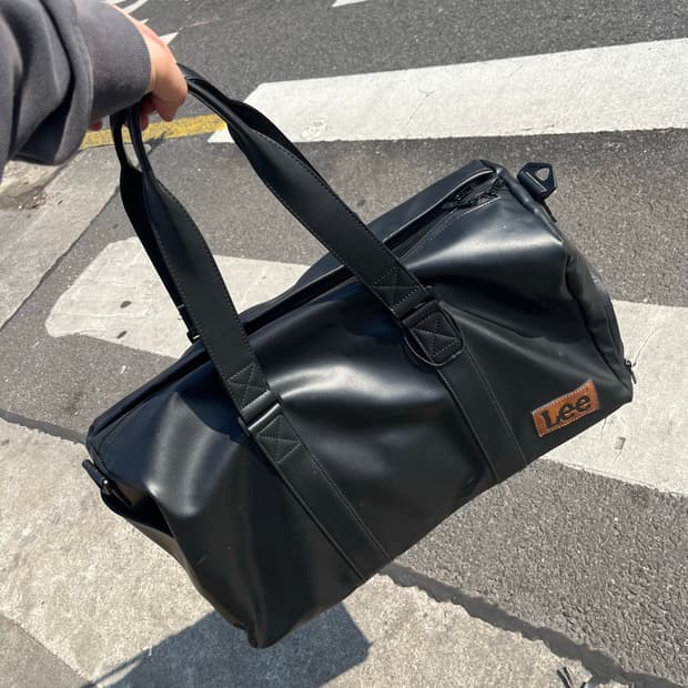 Lee 가죽 더플백