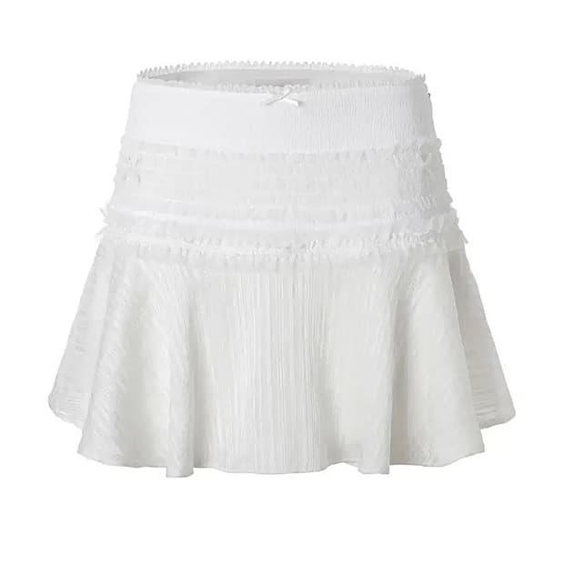 (SET)쓰리타임즈 비쥬 스커트 탑 세트