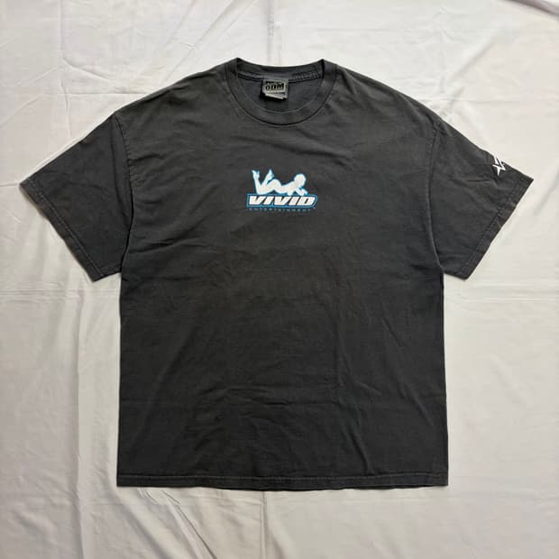 [XL] Y2K 비비드 엔터테이먼트 캐스팅 디렉터 빈티지 티셔츠