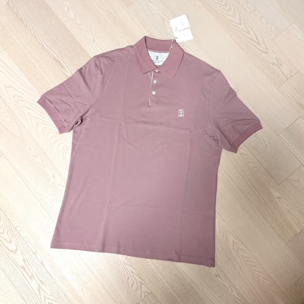 브루넬로 쿠치넬리 / 로고 폴로 셔츠 / XXL (107 이상) 새상품