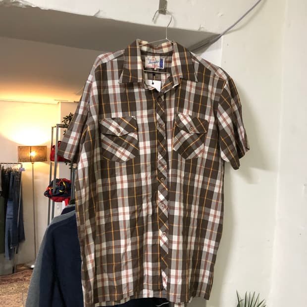 Vintage western pocket pattern shirts