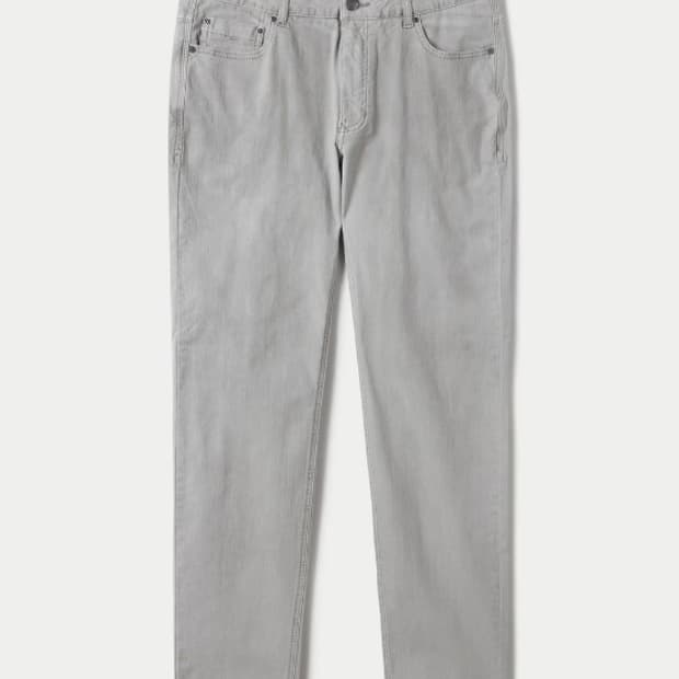 Series 시리즈 릴렉스드 크림 루나다잉 데님 팬츠