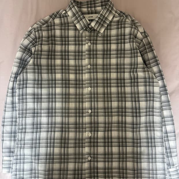 르아르 체크 셔츠