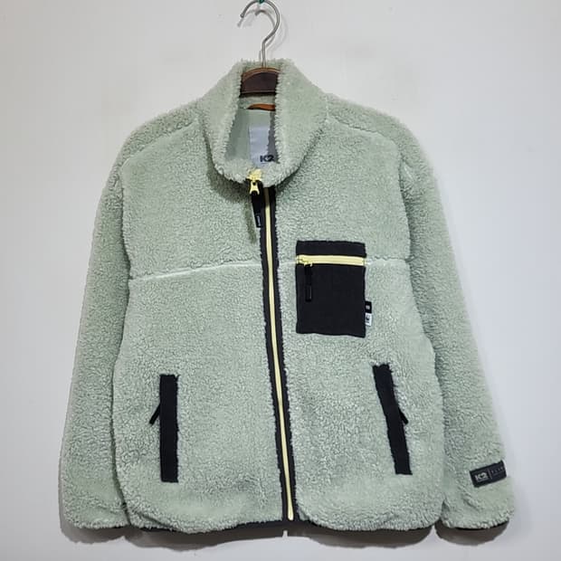 (95) K2 플리스 점퍼 옥색 뽀글이 케이투 후리스 자켓 