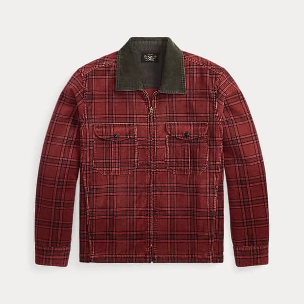 RRL 더블알엘 플래드 코듀로이 오버셔츠 M 신품