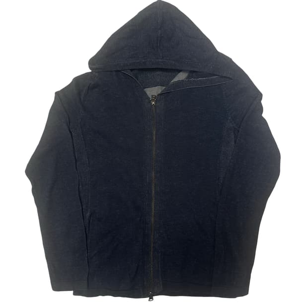 띠어리 네이비 니트후드집업 S