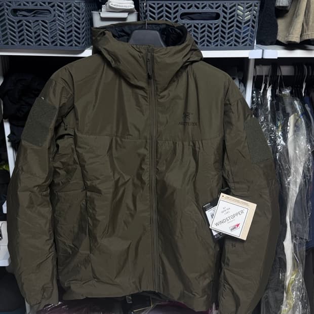 아크테릭스 리프콜드 wx후디 2.1 레인저그린 L