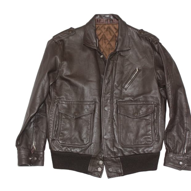 TOBEL JAPAN BY TOKYOBELT 카우레더 A-1 봄버 자켓