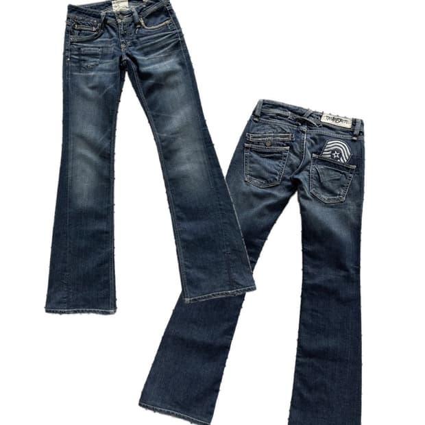 Taverniti So Jeans 로우라이즈 부츠컷 데님팬츠 y2k