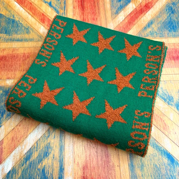 PERSON'S 퍼슨스 리버서블 키치 부클 머플러 