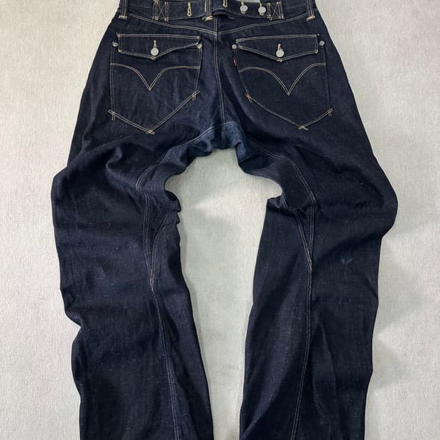 34 리바이스 00s 엔지니어드 진 3RD 백신치 진청 데님 팬츠