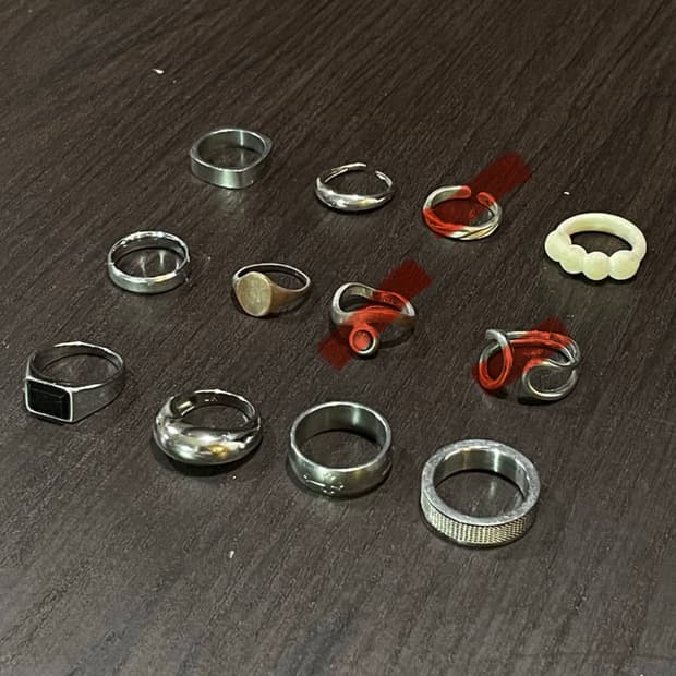 빈티지 반지 11개