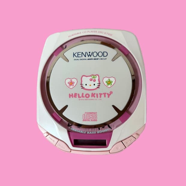 켄우드 헬로키티 CD플레이어