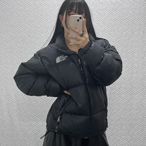 노스페이스 레트로 눕시 올드스쿨 다운 패딩 M C09223