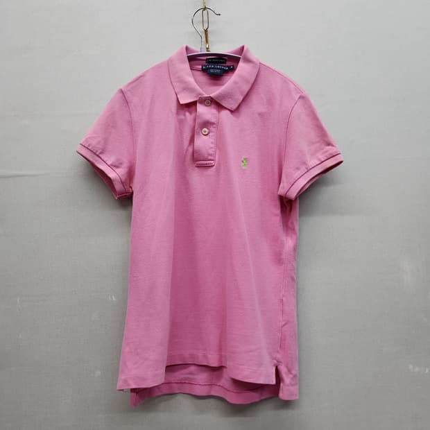 폴로랄프로렌 로고 스키니 반팔카라 M(S)