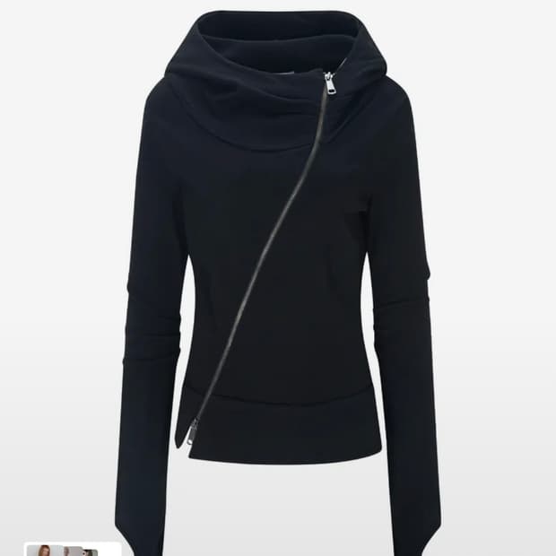 플노팔 언발란스 후드집업