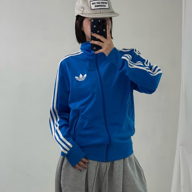 아디다스 블루 구파이어버드 져지