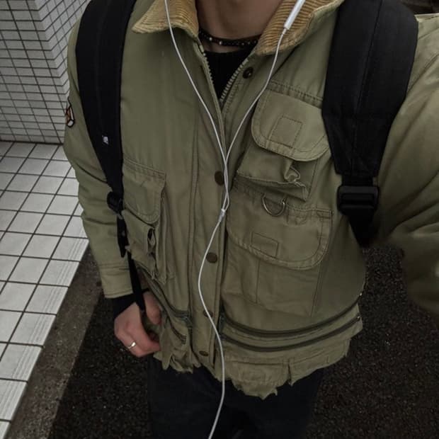 빈티지 포켓 자켓