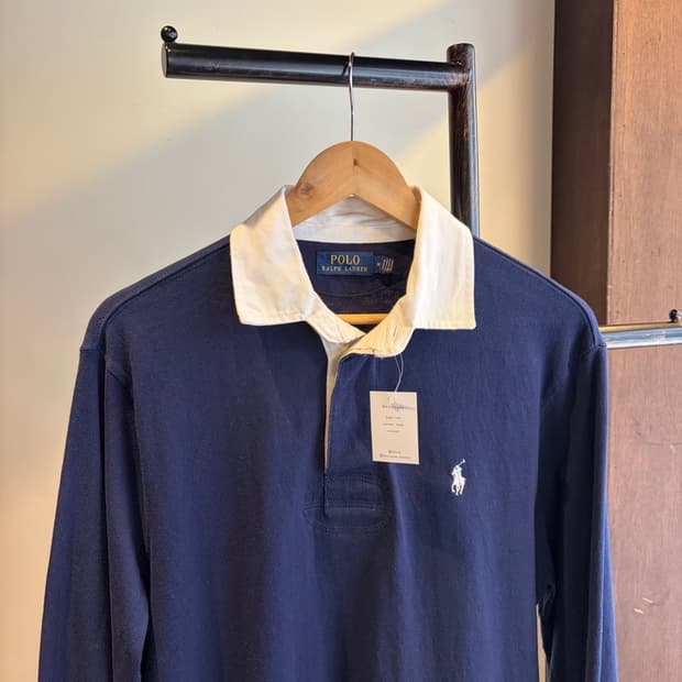 16347 - 폴로 랄프로렌 네이비 럭비티