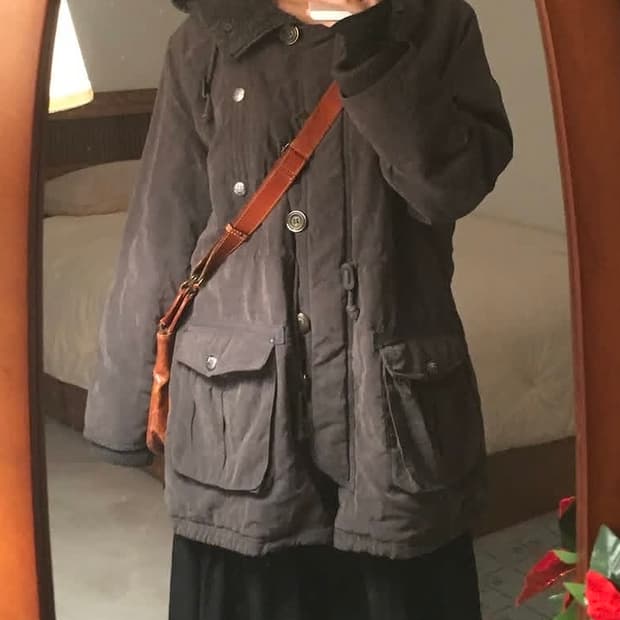 모리걸 후드 야상