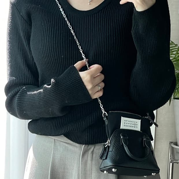 메종 마르지엘라 베이비 버킷백/크로스백 새상품급 정품(감정O)