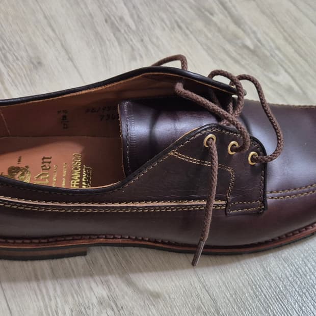 Alden 734L 3-Eye Camp Moc Blucher - Brow
