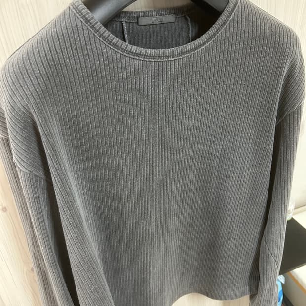 [DIVEIN 패플서] RIBBED LONG SLEEVE darkgray