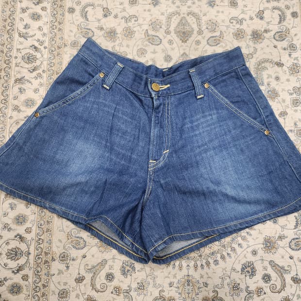 LEE 데님 반바지 핫팬츠 청반바지 S (26-28)