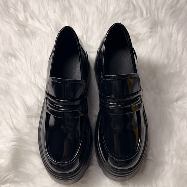 런던 청키 가보시 플랫폼 로퍼 (에나멜)245~250