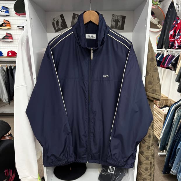 (XL) 00s 프로스펙스 네이비 바람막이 자켓