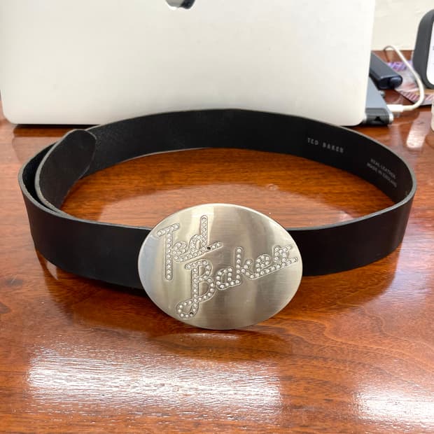 Made in UK 빅버클 벨트