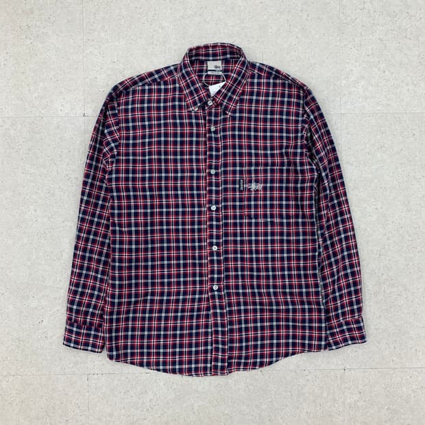 Stussy 90s 올드 스투시 플란넬 셔츠