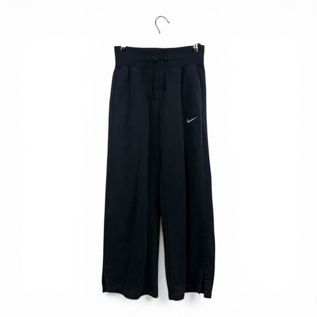 (S) 나이키 우먼스 스우시 미드라이즈 스웻 팬츠 블랙