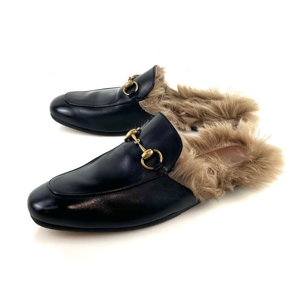 구찌 GUCCI 남성 홀스빗 슬라이드 뮬 270 사이즈