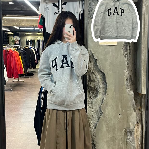 갭 후드티 그레이 M #csz2072