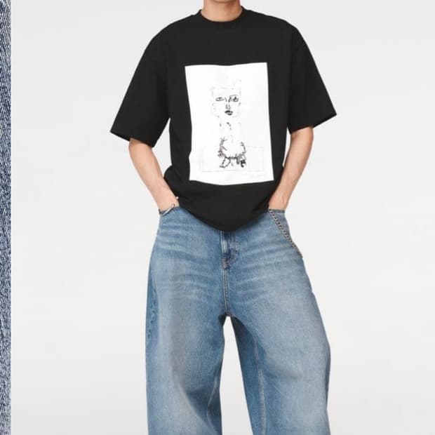 38사이즈 자라 스티븐마이젤 데님 steven meisel