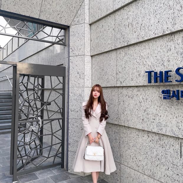 메이윤 시그니처 플레어 코트 s (44-55반)