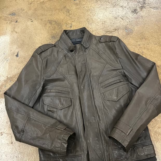 [정품/L] 게스 양가죽 램스킨 자켓 b15
