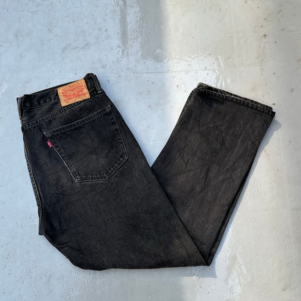 [리바이스] •Levi's 505 Black Denim