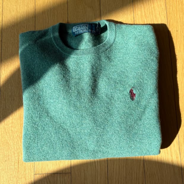 폴로 메리노울 니트