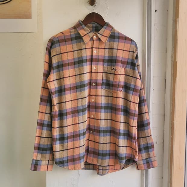 멀티체크 플란넬 셔츠